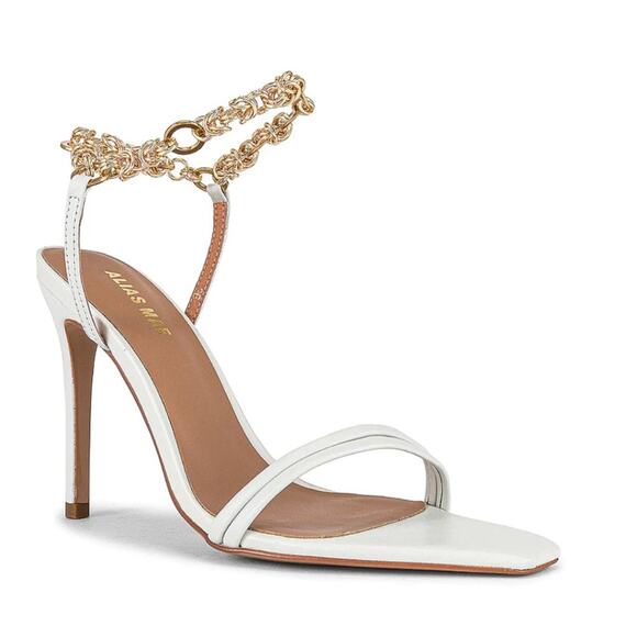 Alias Mae Ankle Strap Heel in Ivory Size 40 - Picture 2 of 3